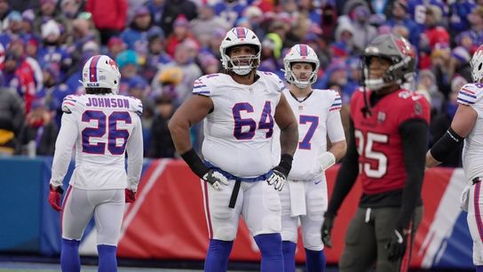 Reports: Bills, G O’Cyrus Torrence agree to extension (NFL). Photo by Tina MacIntyre-Yee/Democrat and Chronicle / USA TODAY NETWORK via Imagn Images