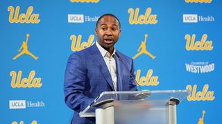 UCLA fires athletic director Martin Jarmond amid financial strain (College Football). Photo by Kirby Lee-Imagn Images