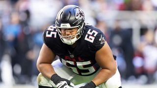 Falcons, G Matthew Bergeron agree to 4-year extension (NFL). Photo by Mark J. Rebilas-Imagn Images