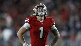 49ers WR Ricky Pearsall on recovery: 'Road back starts now' (NFL). Photo by Sergio Estrada-Imagn Images