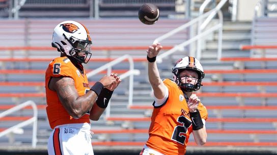 Former Mercer standout Braden Atkinson wins Oregon State QB job (College Football)