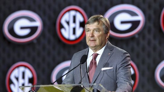 Kirby Smart challenges Georgia to make like Thunder, be 'uncommon' (College Football). Photo by Nathan Ray Seebeck-Imagn Images