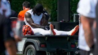 Camp Opens on Crutches and Checkbooks (NFL). Photo by Sam Greene/The Enquirer / USA TODAY NETWORK via Imagn Images