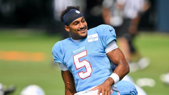 Titans WR Elic Ayomanor injures shoulder in practice (NFL)
