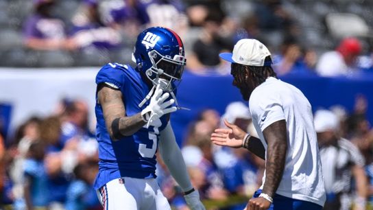 Giants WR Malik Nabers keeps Week 1 status quiet, praises OBJ for leadership (NFL). Photo by John Jones-Imagn Images