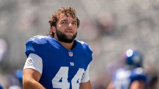Giants RB Cam Skattebo 'definitely' considered retiring after ankle injury (NFL). Photo by Julian Leshay Guadalupe/NorthJer / USA TODAY NETWORK via Imagn Images