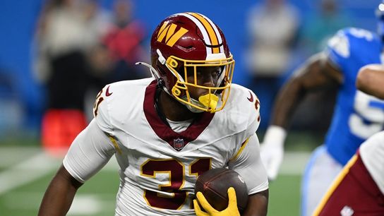 Commanders waive rookie RB Kaytron Allen (NFL). Photo by Lon Horwedel