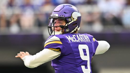Oddsmakers shrug at Giants adding J.J. McCarthy (NFL). Photo by Jeffrey Becker