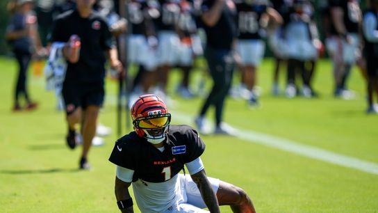 Bengals WR Ja'Marr Chase sits out practice after knee issue (NFL)