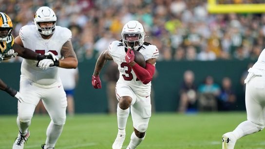 Report: Patriots to acquire RB Corey Kiner from Cardinals (NFL). Photo by Jeff Hanisch-Imagn Images