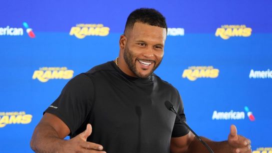 Rams DT Aaron Donald staying in LA, out for Week 1 (NFL)