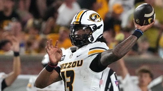 No. 23 Missouri heads to Kansas for Friday night 'Border War' (College Football)