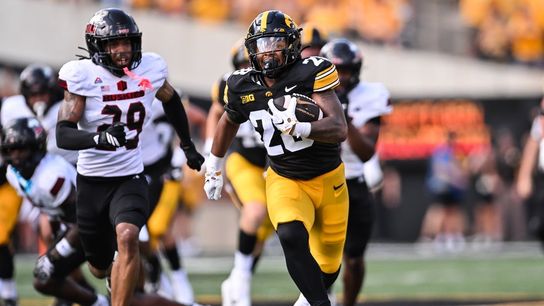 Kamari Moulton has career day, No. 22 Iowa rips Northern Illinois (College Football)