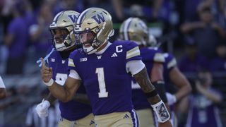 No. 19 Washington seeking cleaner performance vs. Utah State (College Football). Photo by Joe Nicholson-Imagn Images