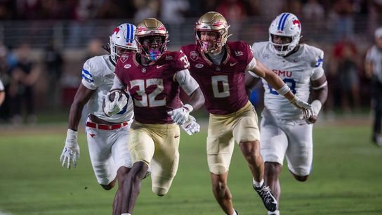 Last-minute field goal lets No. 19 SMU escape with win at Florida State (College Football)