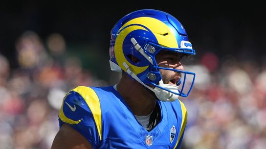 Aaron Donald out, Puka Nacua returns for Rams vs. Eagles (NFL). Photo by Kirby Lee