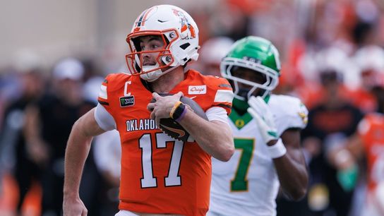 Top 25 roundup: Oklahoma State stuns No. 6 Oregon to end skid (College Football). Photo by William Purnell-Imagn Images