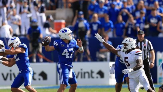 Bear Bachmeier accounts for four scores as No. 15 BYU razes Arizona (College Football)