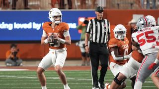 Arch Manning apologizes for joking about AI video of violence against Holly Rowe (College Football). Photo by Scott Wachter