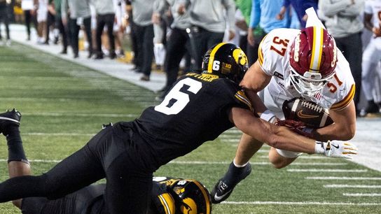 Caden Buhr’s kick gives No. 21 Iowa dramatic Cy-Hawk win over Iowa State (College Football)