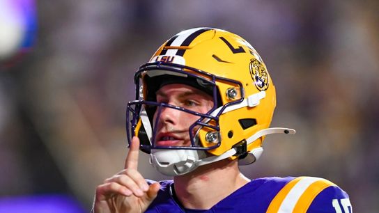 LSU QB Sam Leavitt upgraded to questionable vs. Ole Miss (College Football)