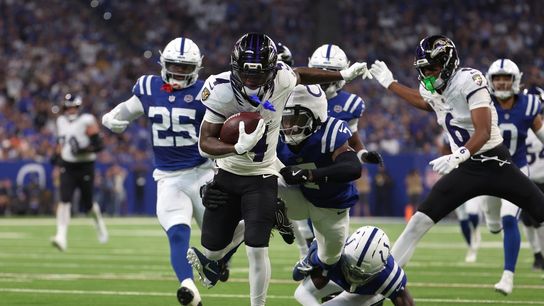 Ravens WR Zay Flowers' 150-yard first half ends with hamstring injury (NFL)