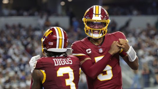 Commanders QB Jayden Daniels exits with left elbow injury (NFL)