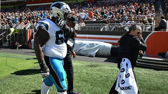 Report: Panthers G Damien Lewis (elbow) to miss time (NFL)