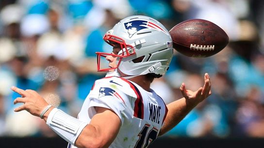 Drake Maye, Patriots pursue improvement against unbeaten Bills (NFL). Photo by Corey Perrine
