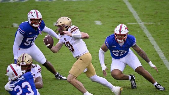 No. 21 SMU slides past Boston College (College Football). Photo by Jerome Miron