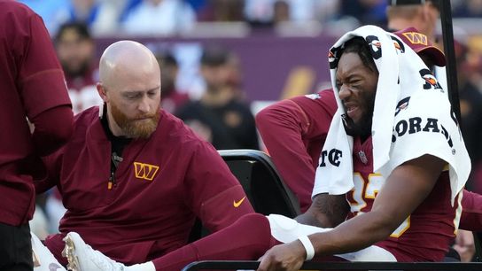 Report: Commanders WR Jaylin Lane (ankle) likely done for season (NFL)