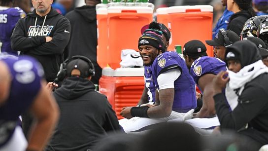 Ravens optimistic QB Lamar Jackson ankle injury isn't 'crazy long-term' (NFL). Photo by Tommy Gilligan