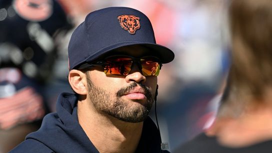 Bears QB Caleb Williams confirms torn hamstring; tests remain before return (NFL). Photo by Matt Marton