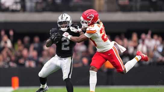 Raiders RB Ashton Jeanty listed as active vs. Patriots (NFL). Photo by Joe Camporeale