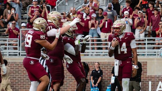 Ashton Daniels, Florida State look to run past Louisville (College Football). Photo by Morgan Phillips