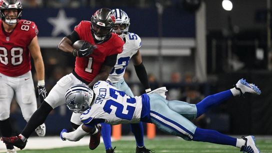 Jalon Daniels, Bucky Irving carry Buccaneers past Cowboys for first win (NFL)
