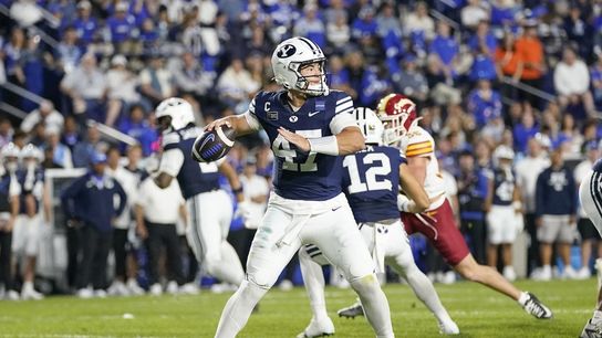 Bear Bachmeier's passing, running propel No. 8 BYU past Iowa State (College Football)