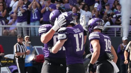 Northwestern scores early, often to rout Ball State (College Football). Photo by David Banks