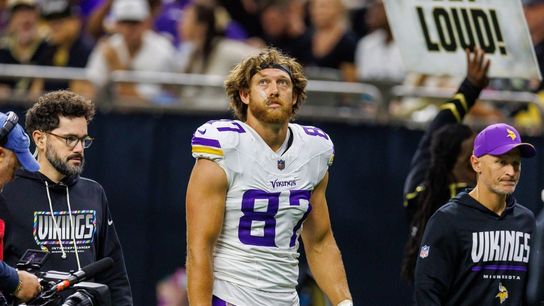 Vikings TE T.J. Hockenson (concussion) out vs. Saints (NFL)