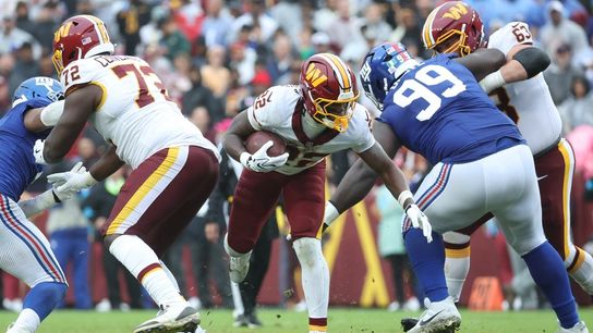 Commanders rule out RB Jacory Croskey-Merritt, 3 others vs. 49ers (NFL)