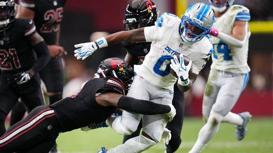 Jared Goff, Jahmyr Gibbs combine for 6 TDs as Lions torch Cards (NFL)