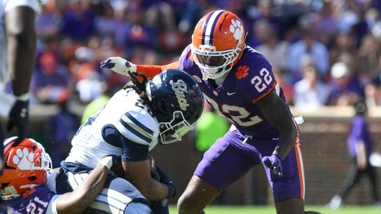 Clemson uses ground game, defense to overwhelm Charleston Southern (College Football). Photo by Alex Martin