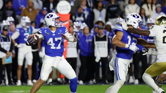 Bear Bachmeier does it all; No. 8 BYU stuns No. 2 Notre Dame (College Football)