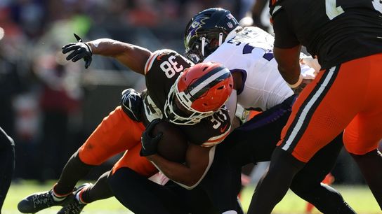 Browns get walk-off winner to catch Ravens in AFC North (NFL). Photo by Scott Galvin