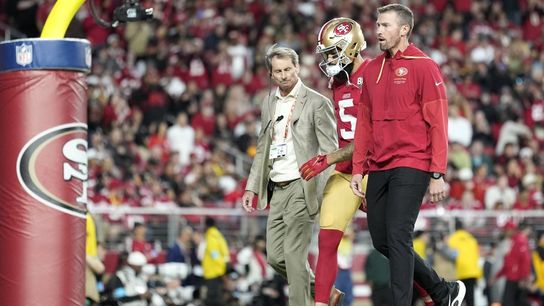 49ers WR Mike Evans exits after aggravating Achilles injury (NFL)