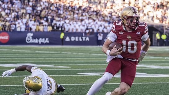 Boston College finds success in run game ahead of visit to Duke (College Football). Photo by Dale Zanine