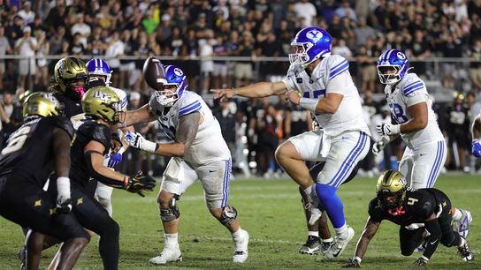 No. 8 BYU looks to avoid another upset loss as it hosts Arizona State (College Football). Photo by Mike Watters