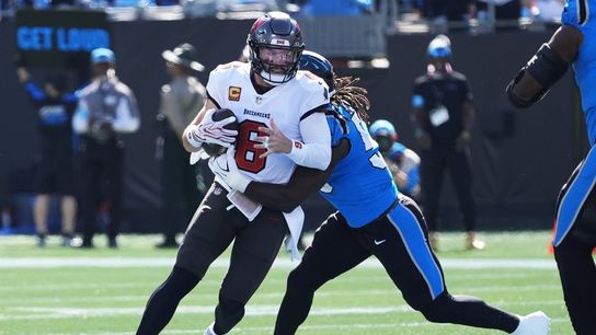 Buccaneers rout Panthers 43-13 in Baker Mayfield's return (NFL)