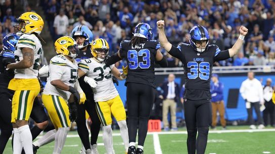 Lions snap Packers' winning streak with Jake Bates' walk-off field goal (NFL)
