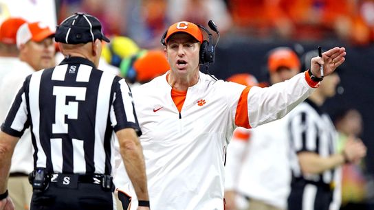 Clemson's Swinney on Texans' job: 'Next question' (College Football)